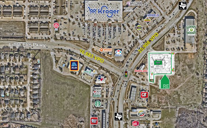 Pictures of Retail, Restaurant property located at 2221 FM 423, Little Elm, TX 75068 for lease - image #1