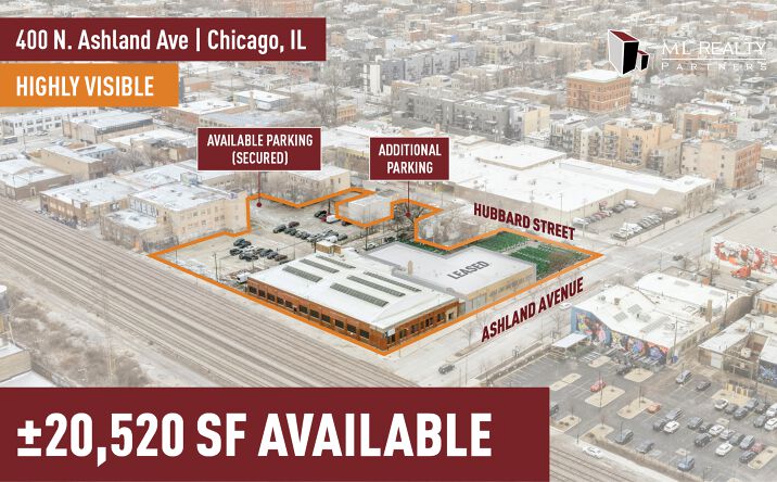 Pictures of Industrial property located at 400 N Ashland Ave, Chicago, IL 60622 for lease - image #1