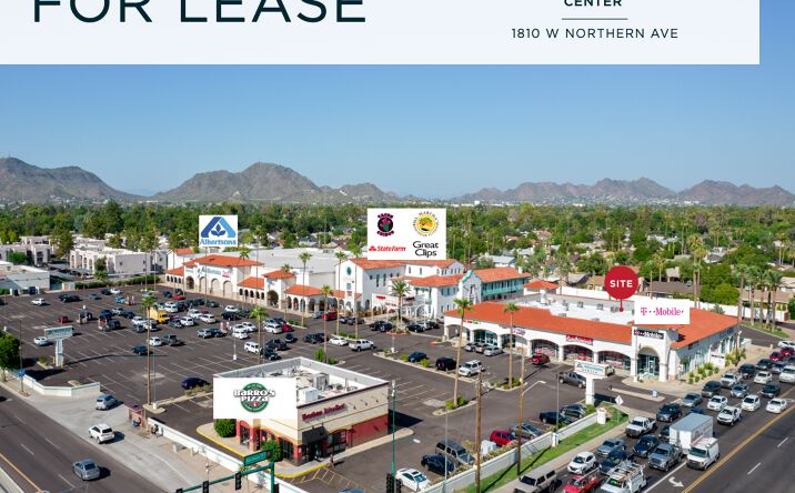 Pictures of Retail property located at 1810 W Northern Ave, Phoenix, AZ 85021 for lease - image #1