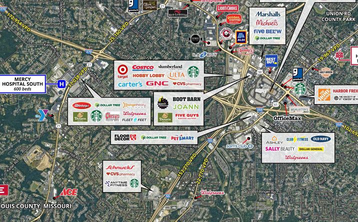 Pictures of Retail property located at 4121- 4133 Elm Park, St. Louis, MO 63128 for sales - image #1