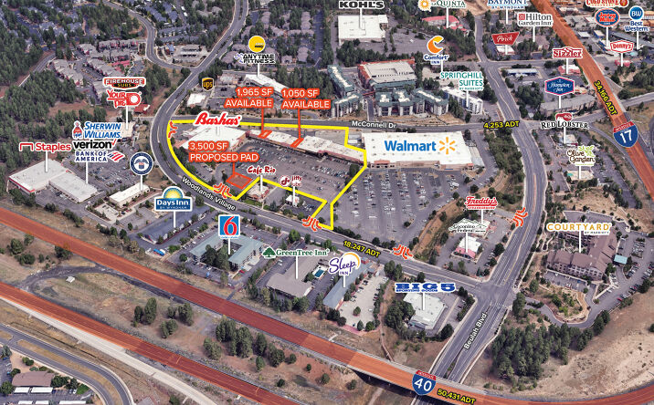 Pictures of Retail property located at 2700 S Woodlands Village Blvd, Flagstaff, AZ 86001 for lease - image #1