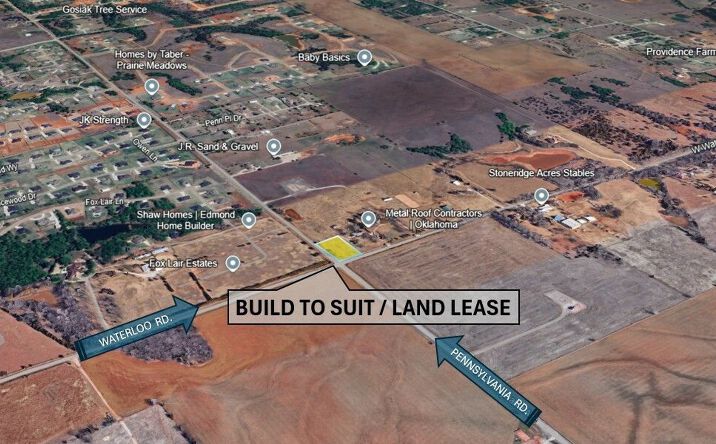 Pictures of Land property located at 5001 W Waterloo Rd, Edmond, OK 73025 for lease - image #1