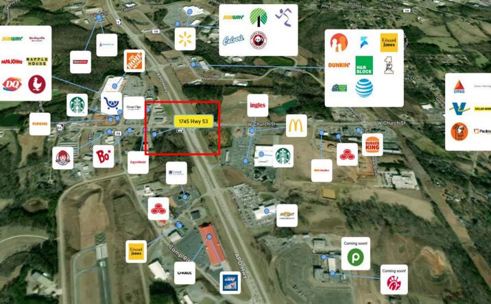 Pictures of Retail, Office, Land property located at 1745 Hwy 53, Jasper, GA 30143 for lease - image #1