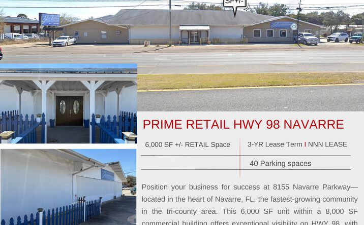 Pictures of Retail, Office property located at 8155 Navarre Pkwy, Navarre, FL 32566 for lease - image #1