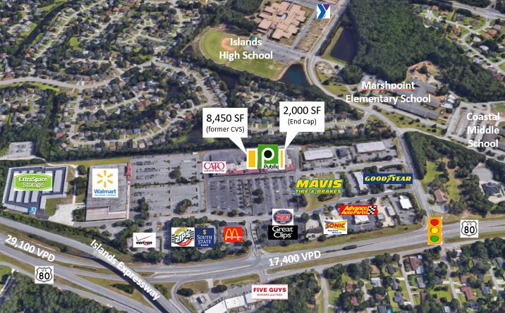 Pictures of Retail property located at 4717 US-80, Savannah, GA 31410 for lease - image #1