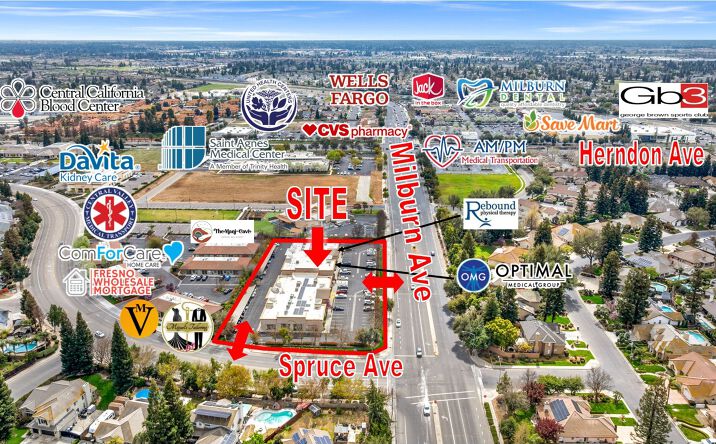 Pictures of Office property located at 7206 N Milburn Ave, Fresno, CA 93722 for lease - image #1