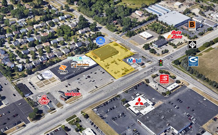 Pictures of Retail property located at 5983 Highland Rd, Waterford, MI 48327 for sales - image #1