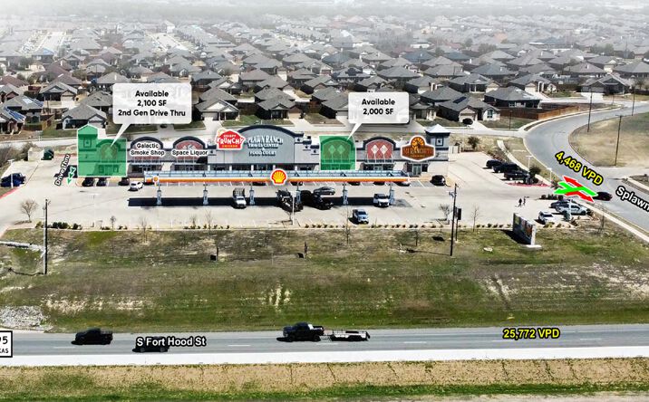 Pictures of Retail property located at 100-298 Splawn Ranch Drive, Killeen, TX 76542 for lease - image #1