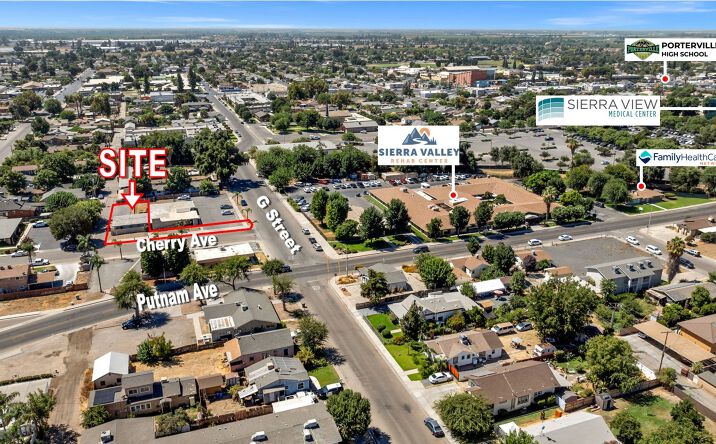 Pictures of Office property located at 245 W Cherry Ave, Porterville, CA 93257 for lease - image #1