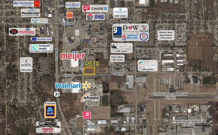 Pictures of Retail property located at 17049 Comstock St, Grand Haven, MI 49417 for lease - image #1