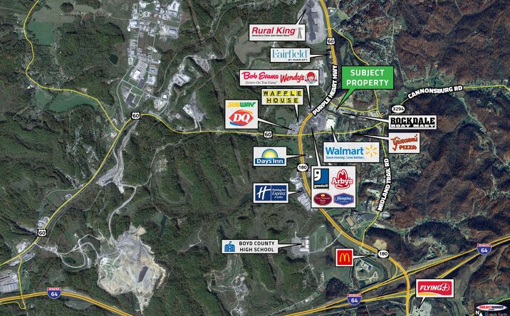 Pictures of Retail property located at 1350 Wolohan Dr, Ashland, KY 41102 for sales - image #1