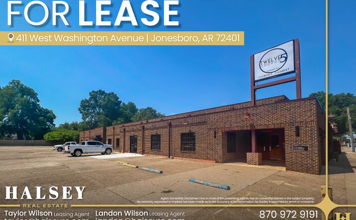 Pictures of Retail, Office property located at 411 W Washington Ave, Jonesboro, AR 72401 for lease - image #1