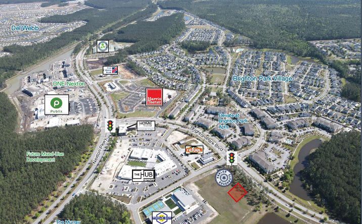 Pictures of Retail property located at Brighton Park Blvd Nexton Lot 50 - Bldg. 2, Summerville, SC 29461 for lease - image #1