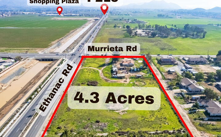 Pictures of Land property located at 26041 Murrieta Rd, Menifee, CA 92585 for lease - image #1