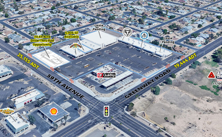 Pictures of Retail property located at 5830 W Greenway Rd, Glendale, AZ 85306 for lease - image #1