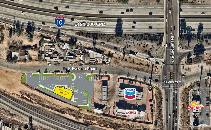 Pictures of Retail, Restaurant property located at Beaumont Ave & Luis Estrada Rd, Beaumont, CA 92223 for lease - image #1