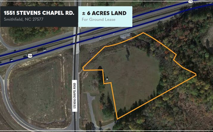 Pictures of Land property located at 1551 Steven's Chapel Rd, Smithfield, NC 27577 for lease - image #1