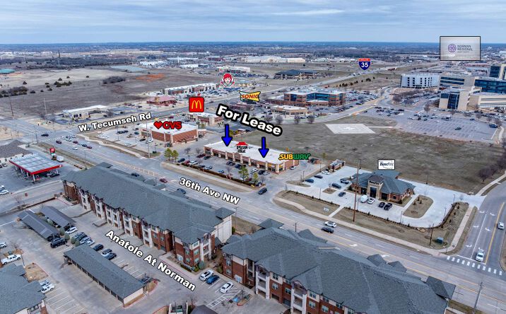 Pictures of Retail property located at 3451 36th Ave NW, Norman, OK 73072 for lease - image #1