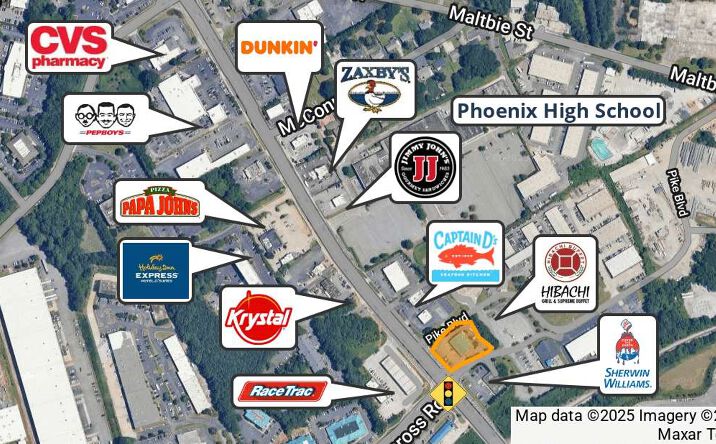 Pictures of Land property located at 439 W Pike St, Lawrenceville, GA 30046 for lease - image #1