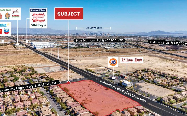 Pictures of Retail, Land property located at SWC Rainbow Blvd. & Mountain’s Edge Pkwy., Enterprise, NV 89139 for lease - image #1