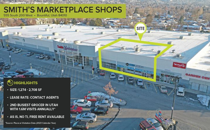 Pictures of Retail property located at 555 S 200 W, Bountiful, UT 84010 for sales - image #1