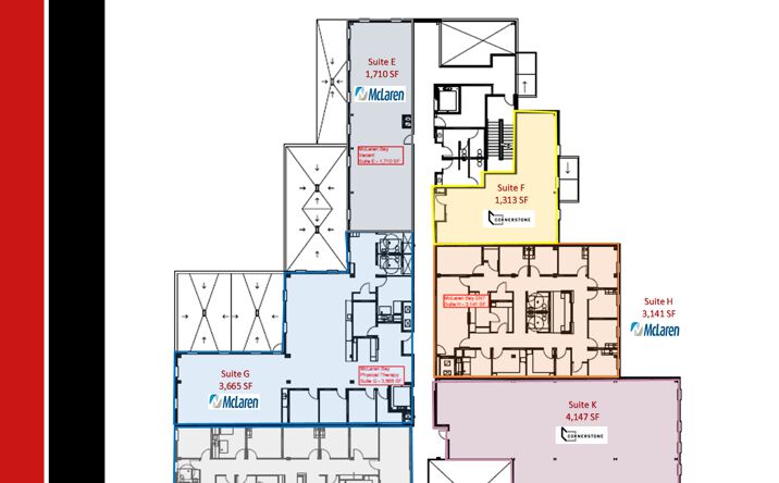 Pictures of Office property located at 801 Joe Mann Blvd, Midland, MI 48642 for lease - image #1