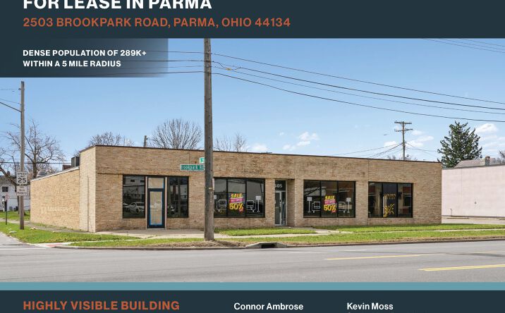 Pictures of Retail property located at 2503 Brookpark Rd, Parma, OH 44134 for lease - image #1