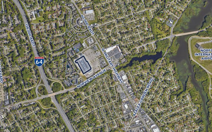 Pictures of Industrial property located at 6101 N Military Hwy, Norfolk, VA 23518 for lease - image #1