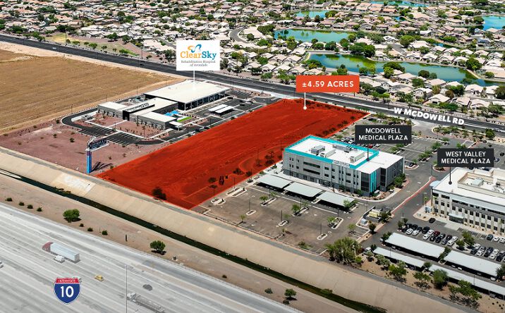 Pictures of Office, Land property located at S/SWC 107th Avenue & McDowell Rd, Avondale, AZ 85392 for lease - image #1