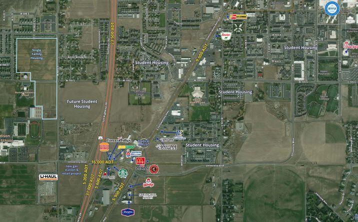 Pictures of Retail property located at S Yellowstone Hwy, Rexburg, ID 83440 for lease - image #1