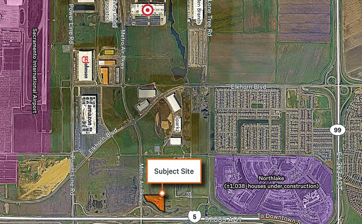 Pictures of Retail, Land property located at Metro Air Pkwy @ Interstate 5, Sacramento, CA 95837 for lease - image #1
