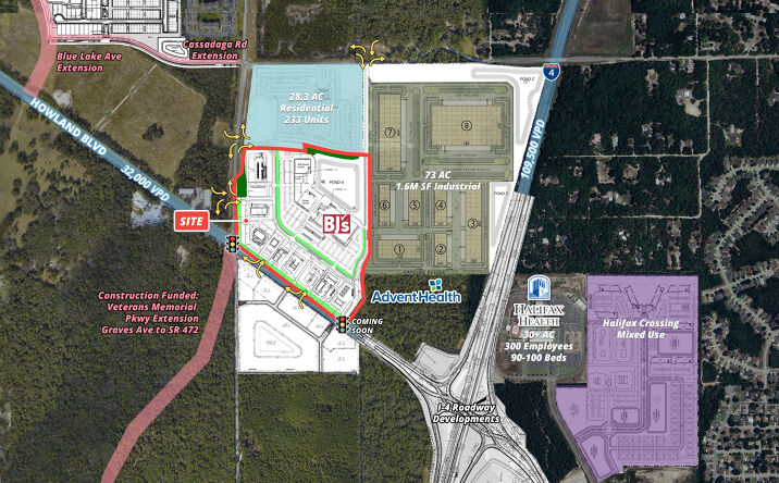 Pictures of Land property located at NEQ SR 472 & MLK Beltway, Deland, FL 32724 for lease - image #1
