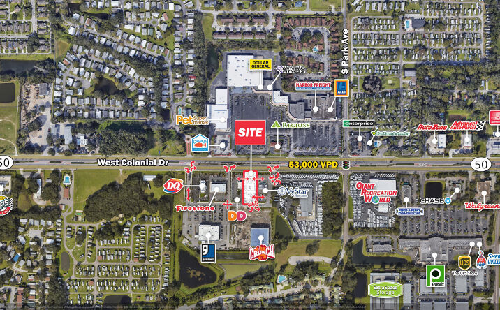 Pictures of Retail property located at 14134 W Colonial Dr, Winter Garden, FL 34787 for lease - image #1
