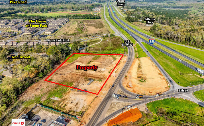 Pictures of Land property located at US-80, Pike Rd, AL 36064 for lease - image #1