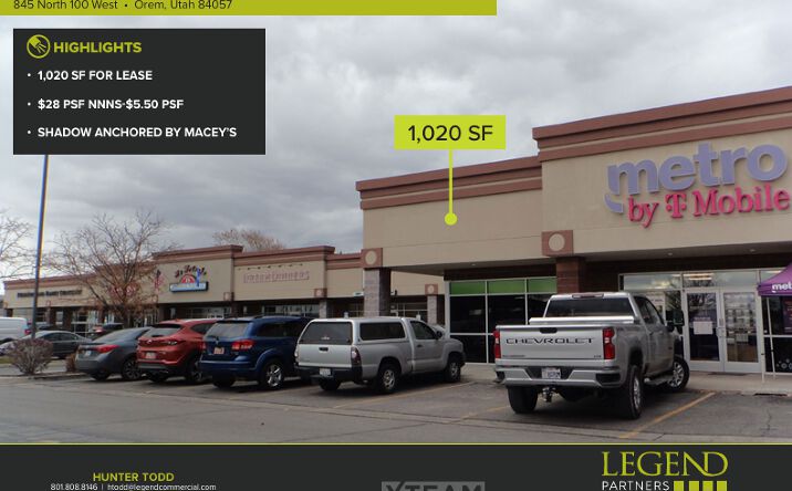 Pictures of Retail property located at 845 N 100 W, Orem, UT 84057 for sales - image #1