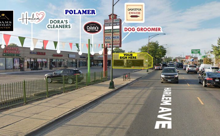 Pictures of Retail property located at 3235 N Harlem Ave, Chicago, IL 60634 for lease - image #1
