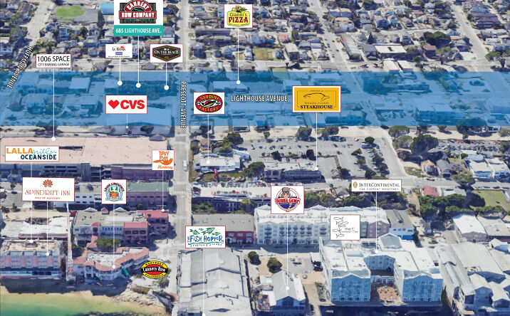Pictures of Retail property located at 685 Lighthouse Ave, Monterey, CA 93940 for lease - image #1