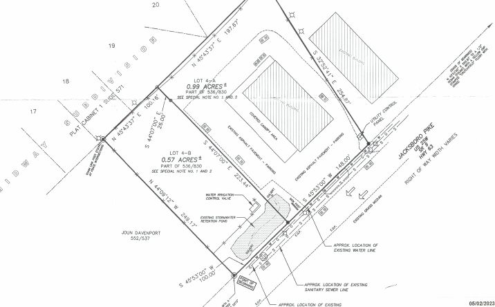 Pictures of Land property located at 2220 Jacksboro Pike, LaFollette, TN 37766 for lease - image #1