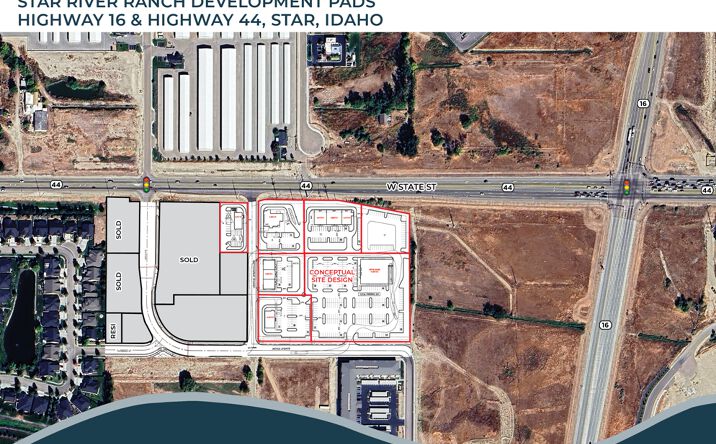 Pictures of Retail, Land, Restaurant property located at 8874 W Wildbranch St, Star, ID 83669 for lease - image #1