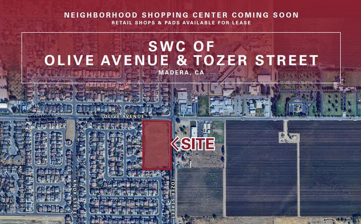 Pictures of Retail property located at Olive and Tozer,, Madera, CA 93638 for lease - image #1