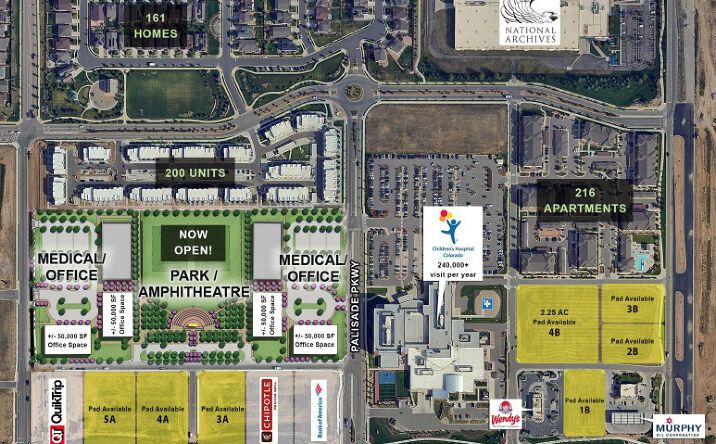 Pictures of Land property located at NWC State Highway 7 & Huron Street, Broomfield, CO 80516 for lease - image #1
