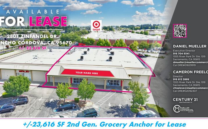 Pictures of Retail property located at 2801 Zinfandel Dr, Rancho Cordova, CA 95670 for lease - image #1