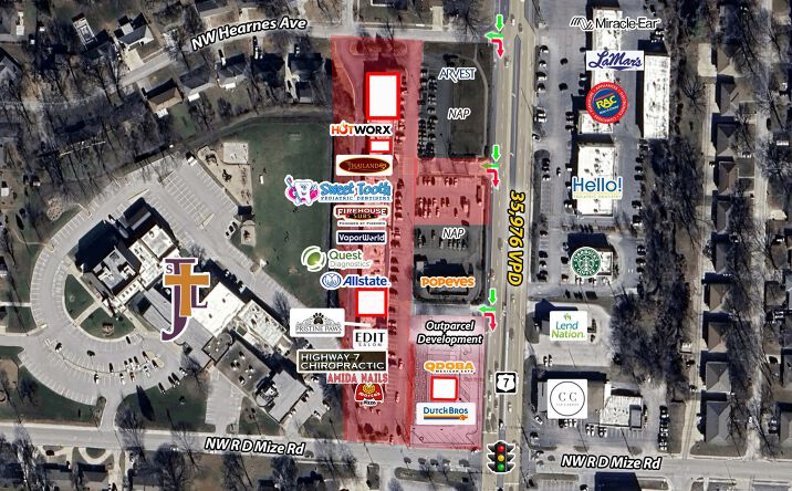 Pictures of Retail property located at 701 - 725 NW Highway 7, Blue Springs, MO 64014 for lease - image #1