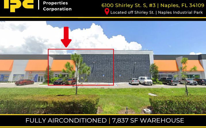 Pictures of Industrial property located at 6100 Shirley St, Naples, FL 34109 for lease - image #1