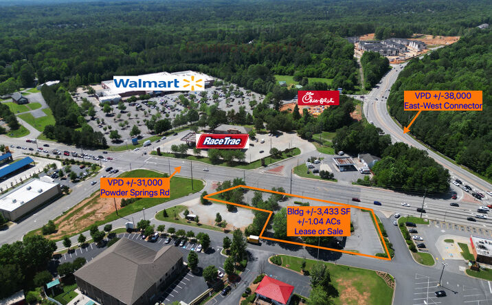 Pictures of Retail, Office property located at 2693 Powder Springs Rd SW, Marietta, GA 30064 for lease - image #1