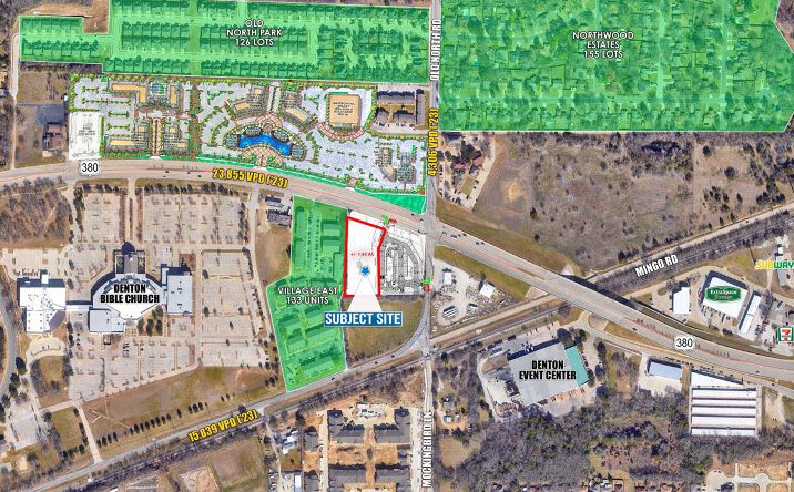 Pictures of Retail, Land, Restaurant property located at 2480 E University Dr, Denton, TX 76209 for lease - image #1