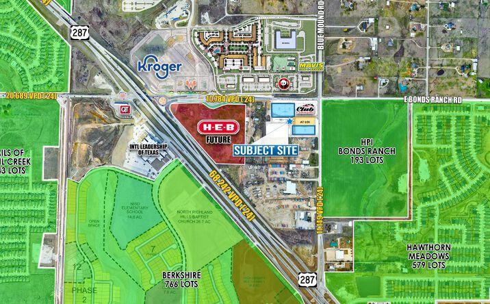 Pictures of Retail, Restaurant property located at SWQ Blue Mound Rd & Bonds Ranch Rd, Fort Worth, US 76131 for lease - image #1