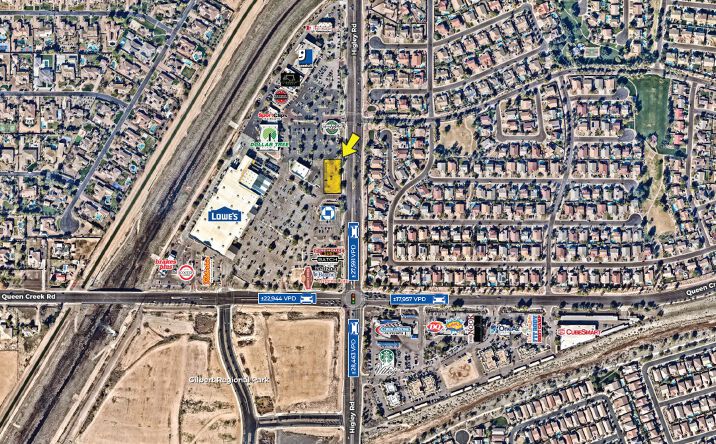 Pictures of Land property located at 4718 S Higley Rd, Gilbert, AZ 85297 for lease - image #1