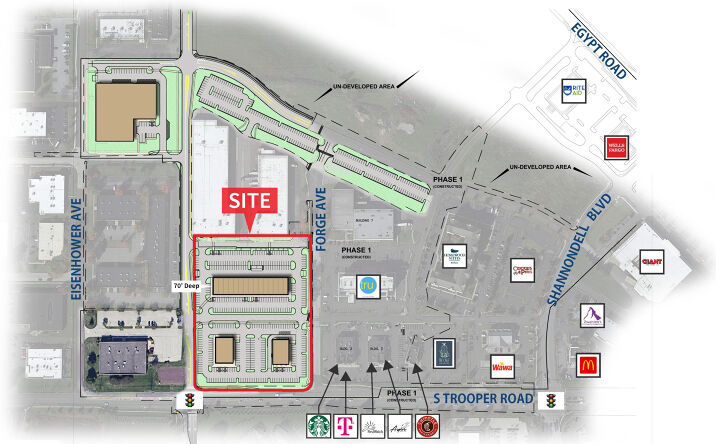 Pictures of Retail property located at 725 S Trooper Rd, Audubon, PA 19403 for lease - image #1