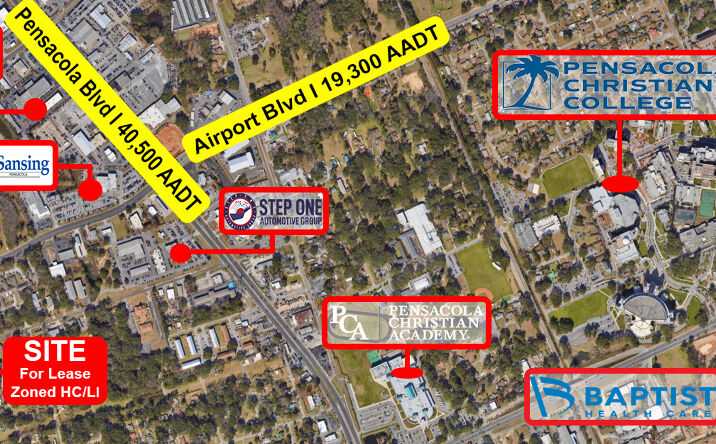 Pictures of Retail, Office property located at 5800 North W Street, Pensacola, FL 32505 for lease - image #1